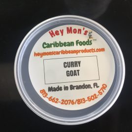 Curry Goat Meal $12.00